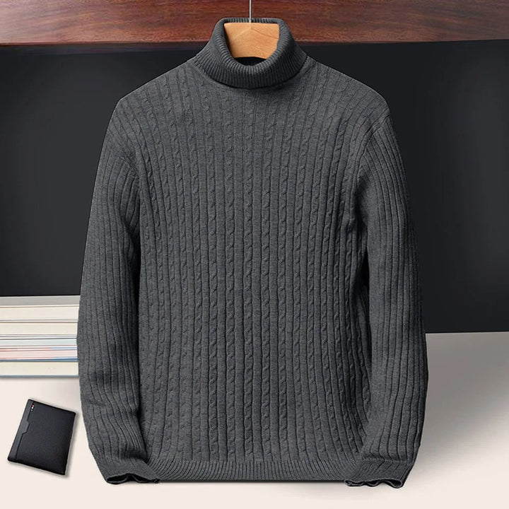 Ridge Cable Knit Sweater