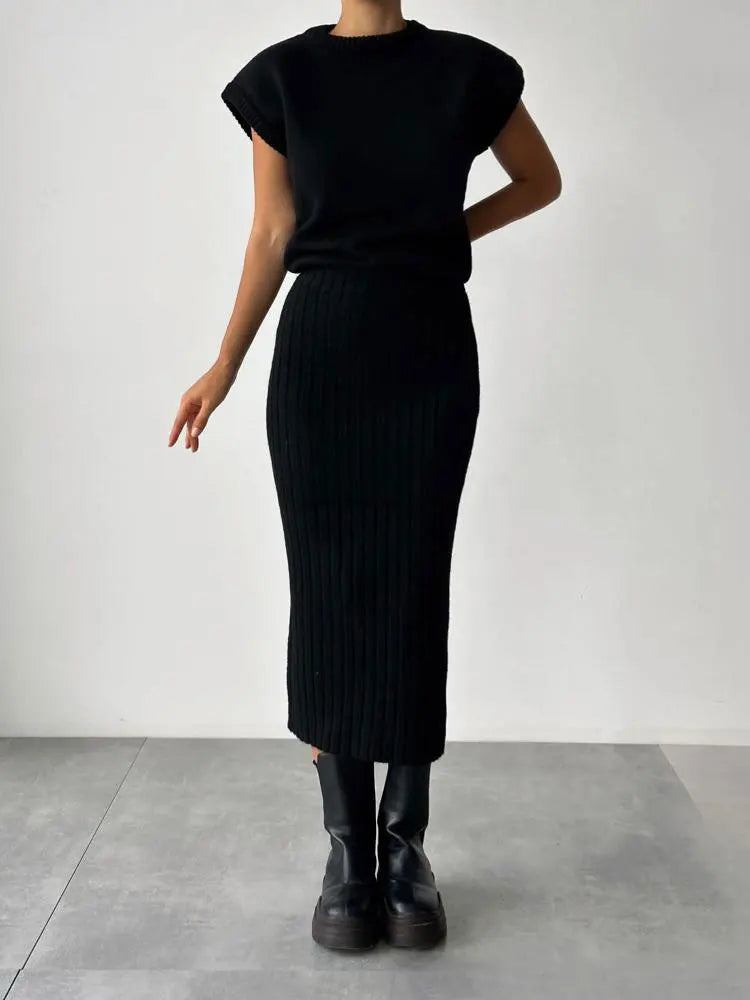 Origin Ribbed Skirt Set