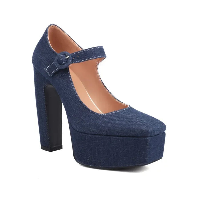 Brera Denim Pumps