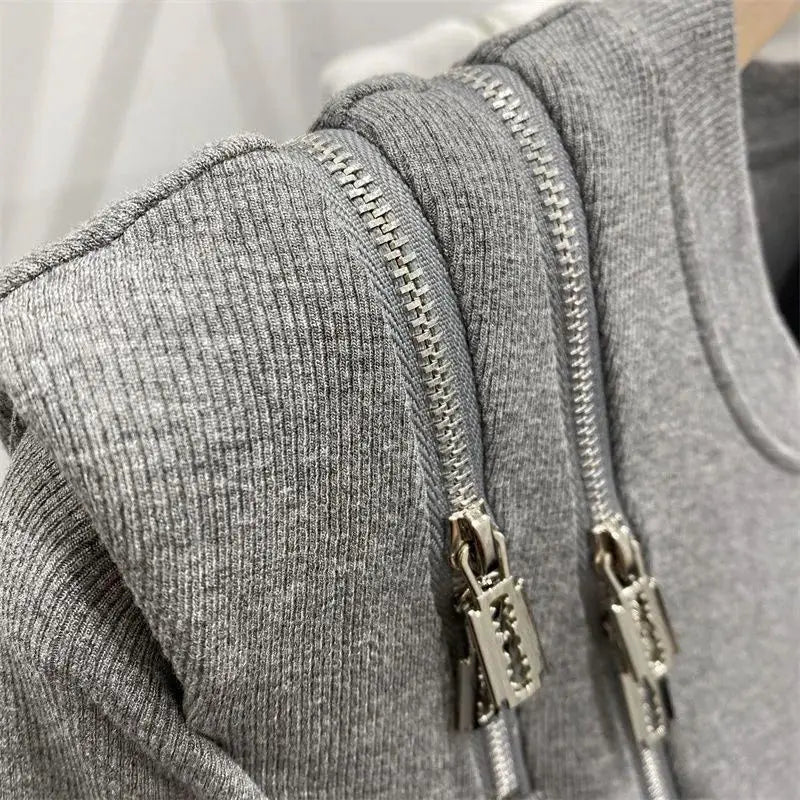 Vesper Zip Knit Top