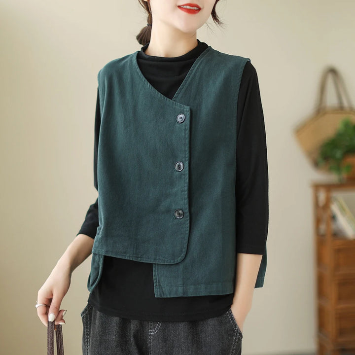 Nara Layered Cotton Vest