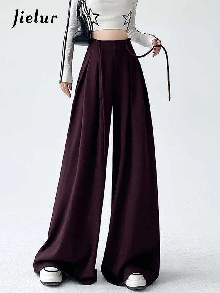 Pieghetta Pleated Wide-Leg Trousers