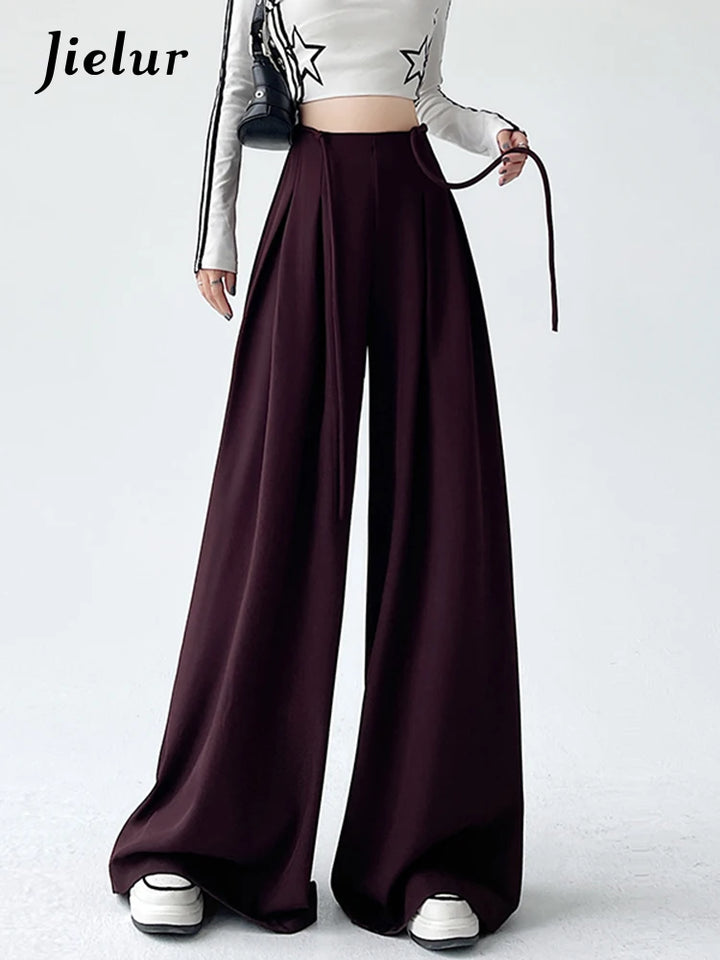 Pieghetta Pleated Wide-Leg Trousers