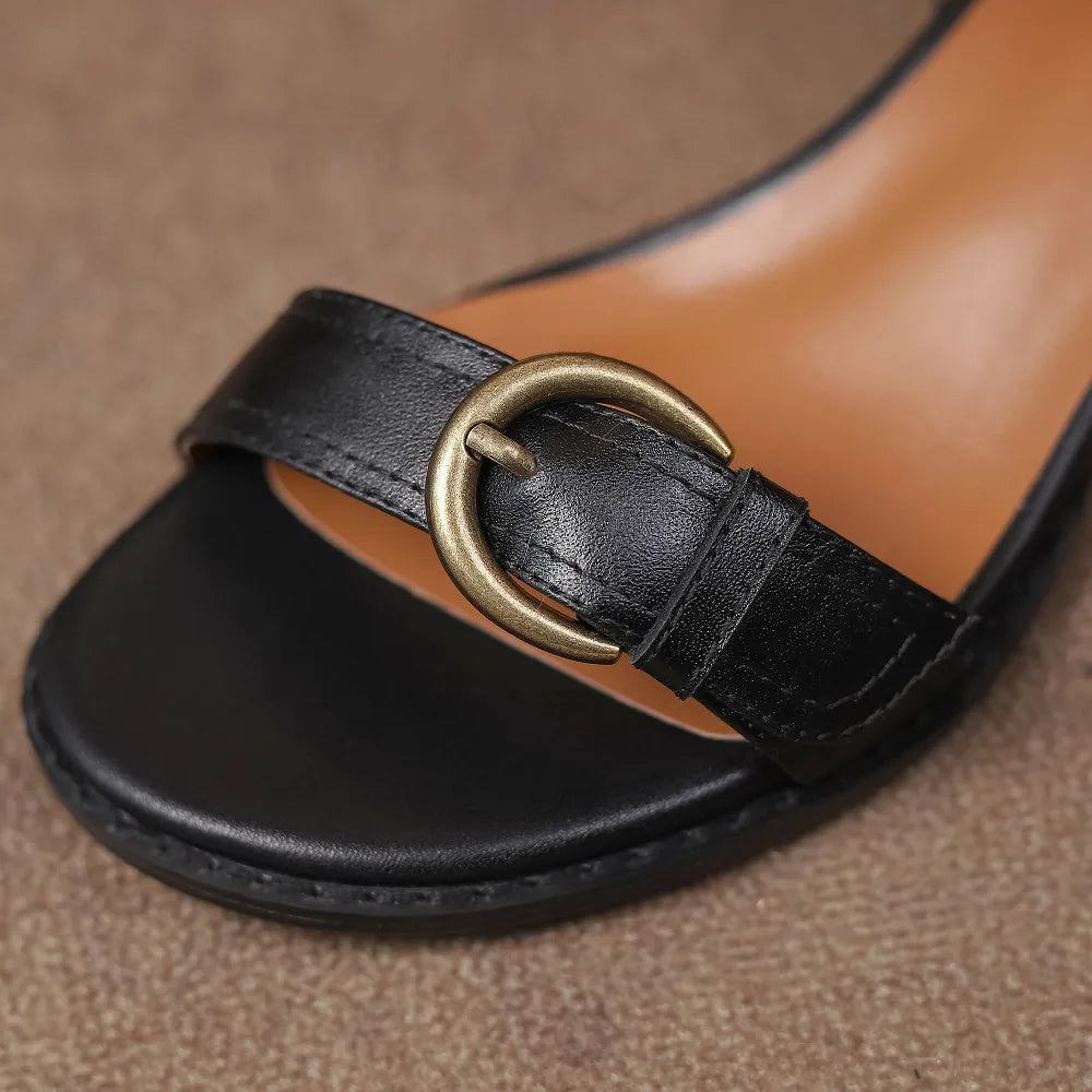 Carrara Leather Sandals