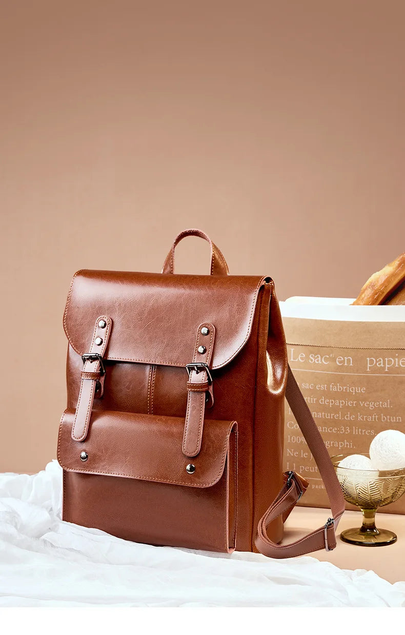 Camden Leather Backpack