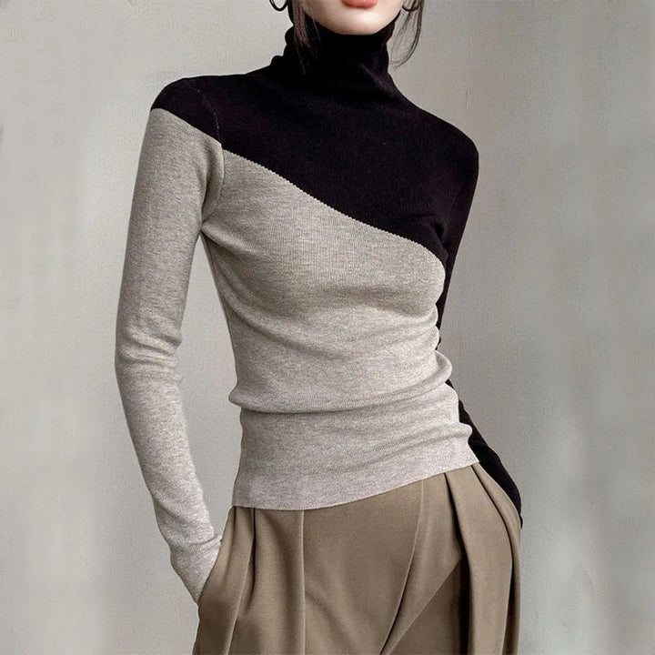 Oblique Turtleneck