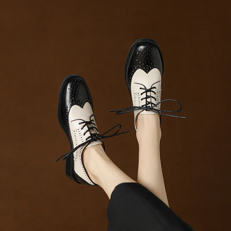Odette Two-Tone Oxfords