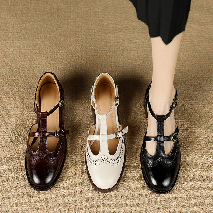 Aurelia Brogue Mary Janes