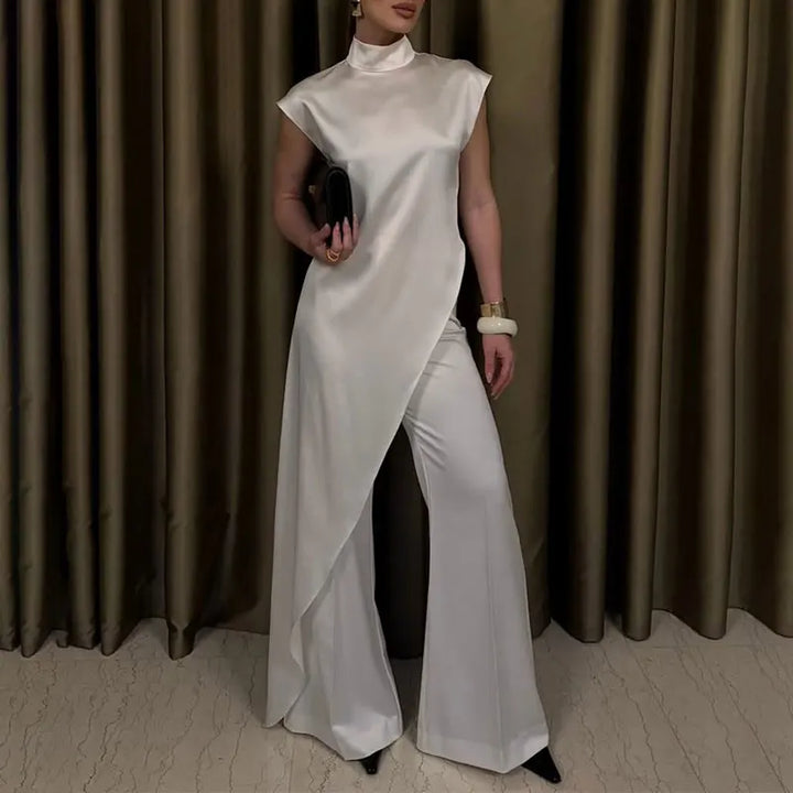 Ophira Satin Drape Top