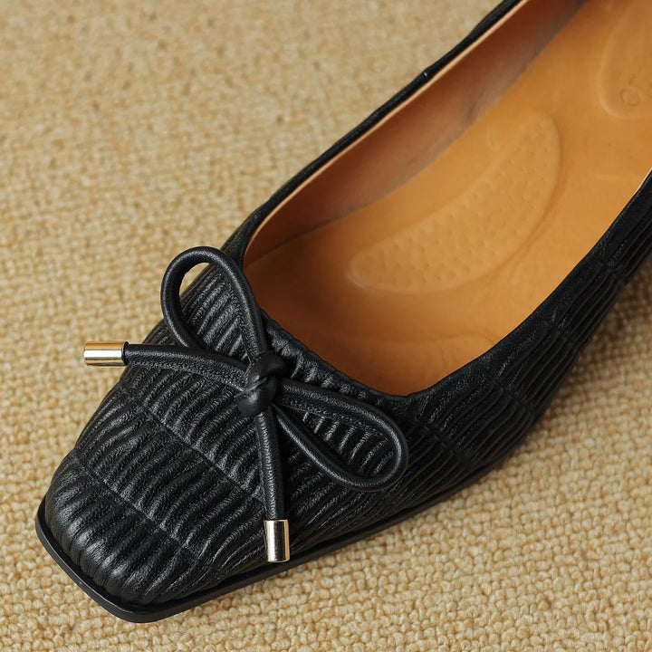 Carrara Ridged Leather Shoes
