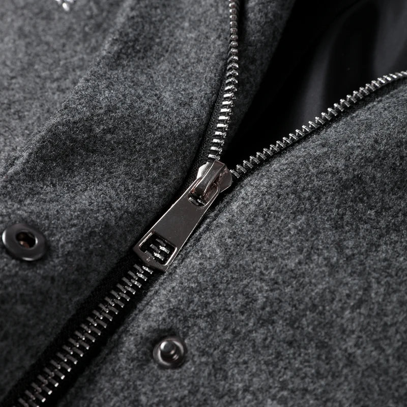 Snowflake Wool Statement Jacket