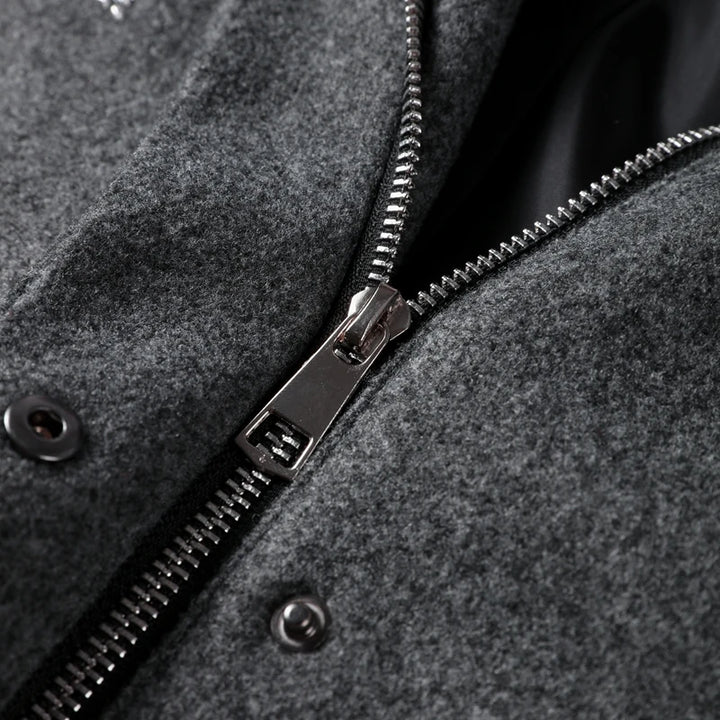 Snowflake Wool Statement Jacket