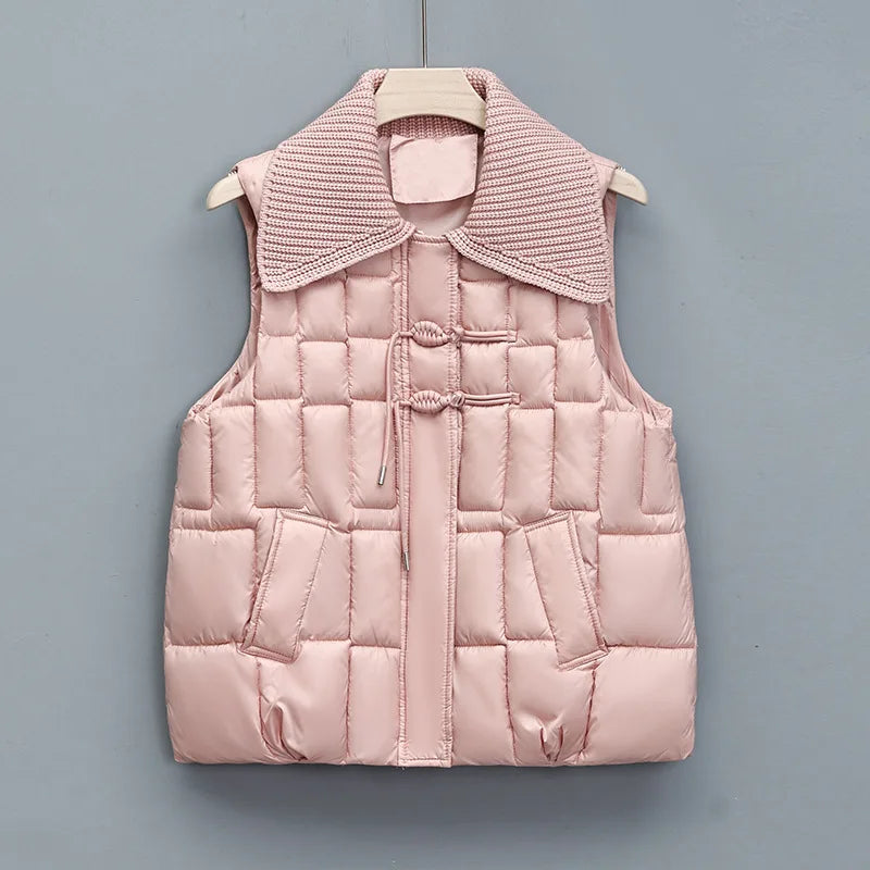 Isolde Down Cotton Vest