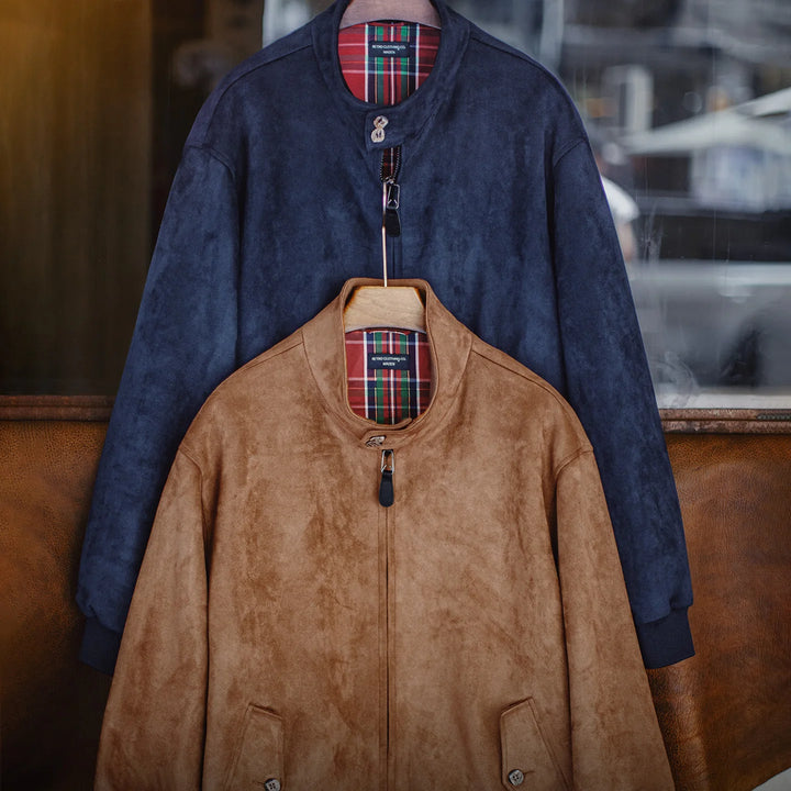 Mercer Suede Harrington Jacket