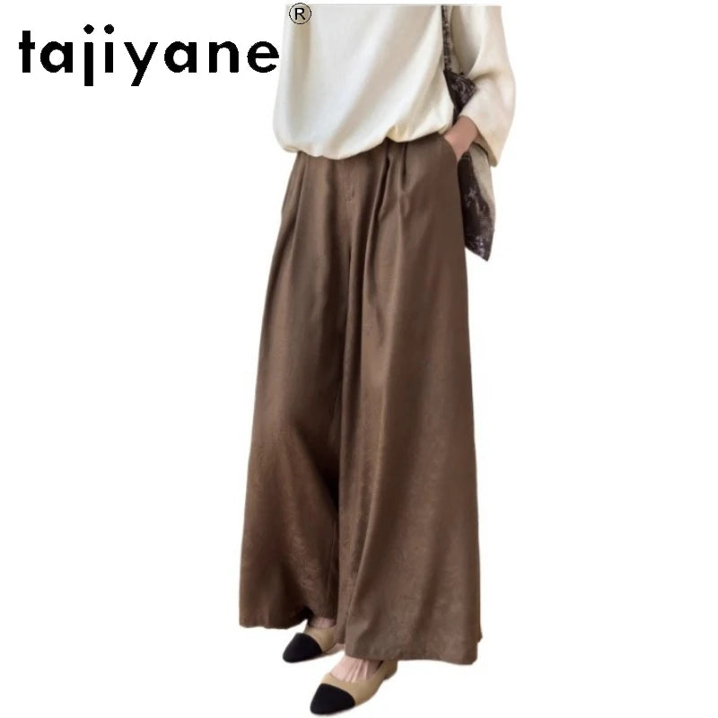 Sereta Silk Wide-Leg Trousers