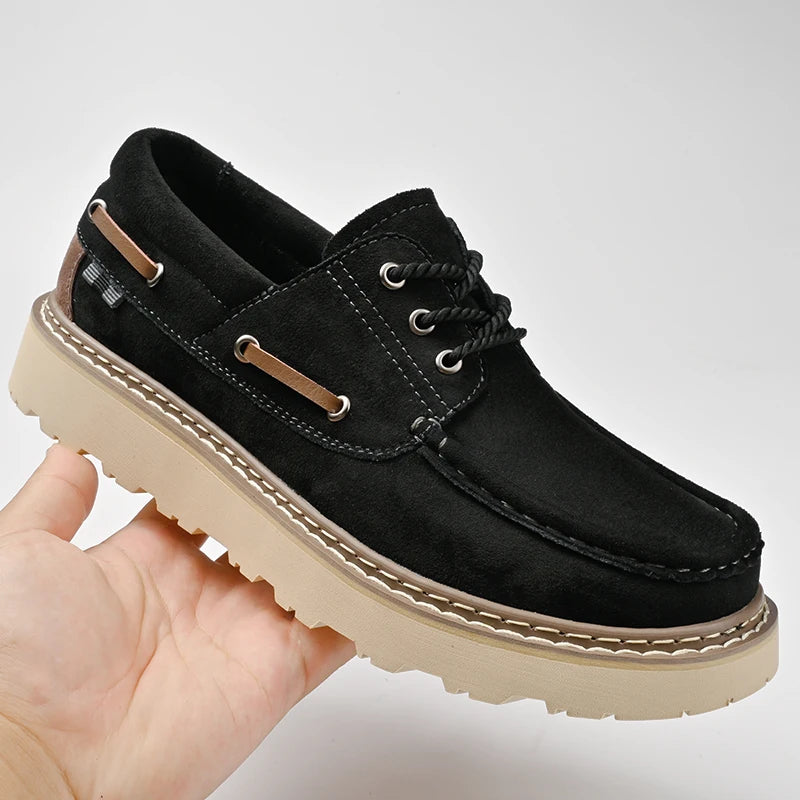 Mercer Leather Moc Oxfords