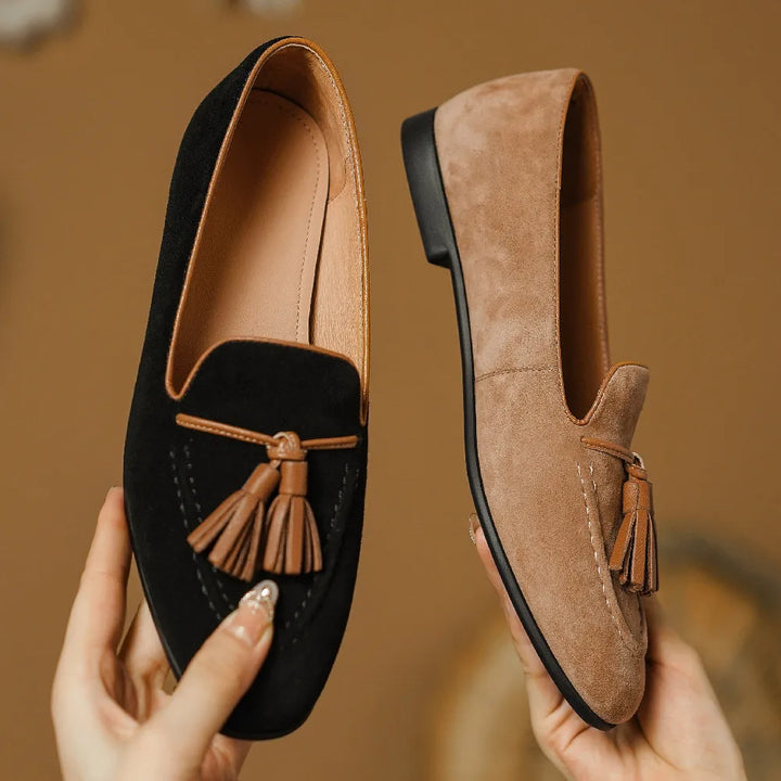 Sorrento Tassel Suede Loafers