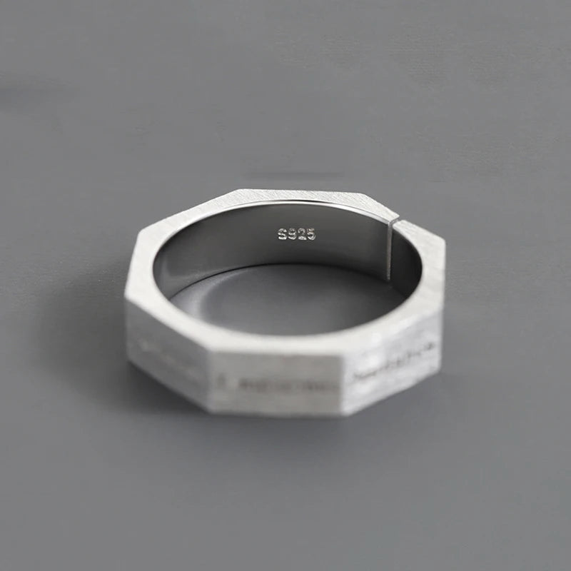 Seven Virtues Engraved Ring
