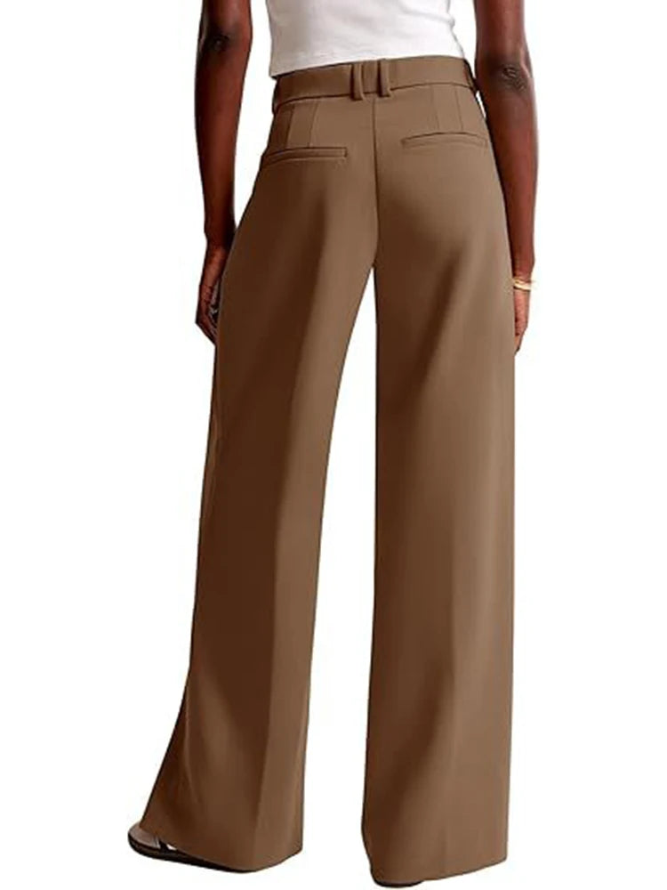 Pieghetta Pleated Wide-Leg Trousers