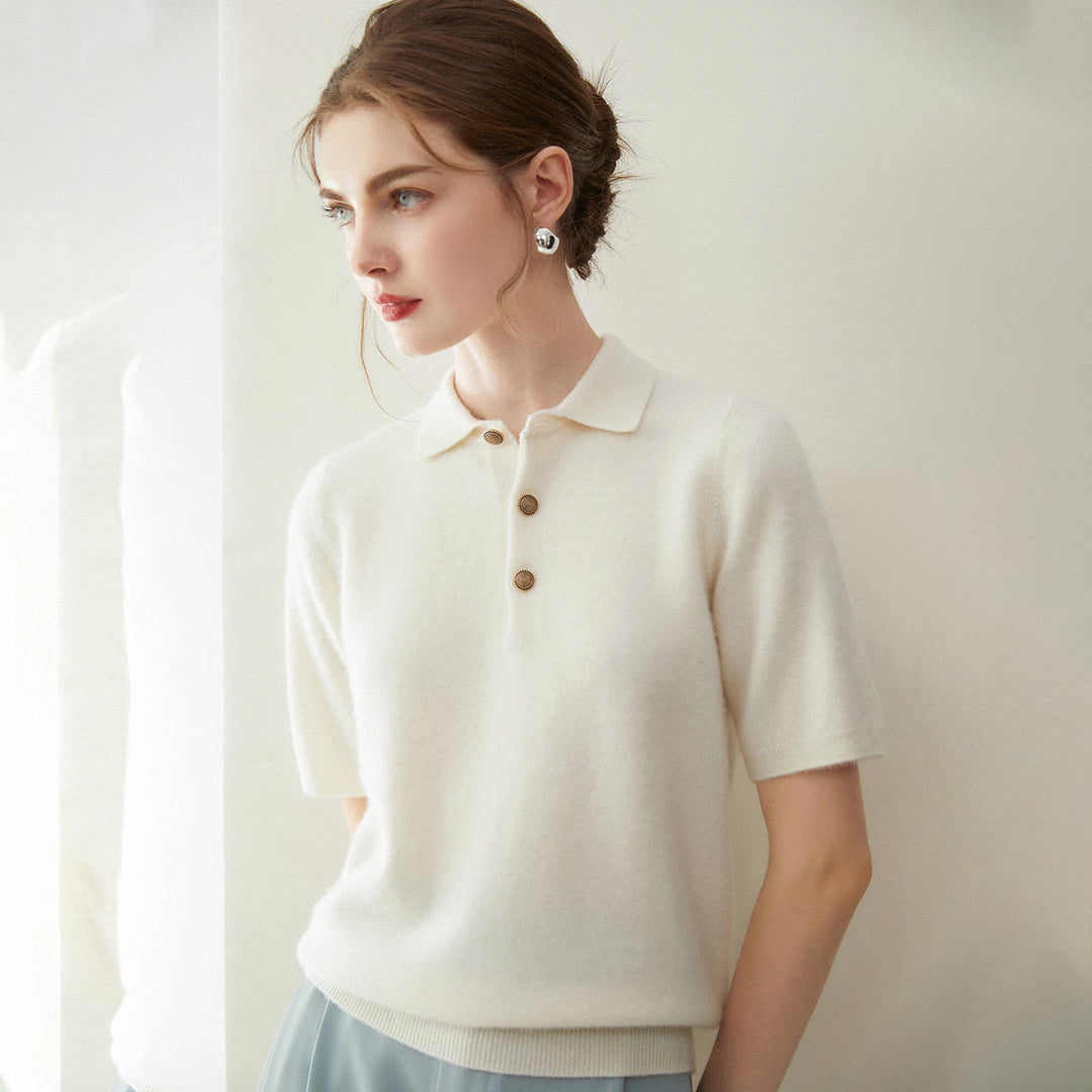 Claudette Cashmere Polo