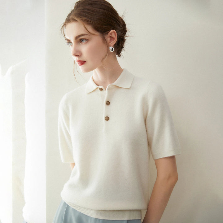 Claudette Cashmere Polo