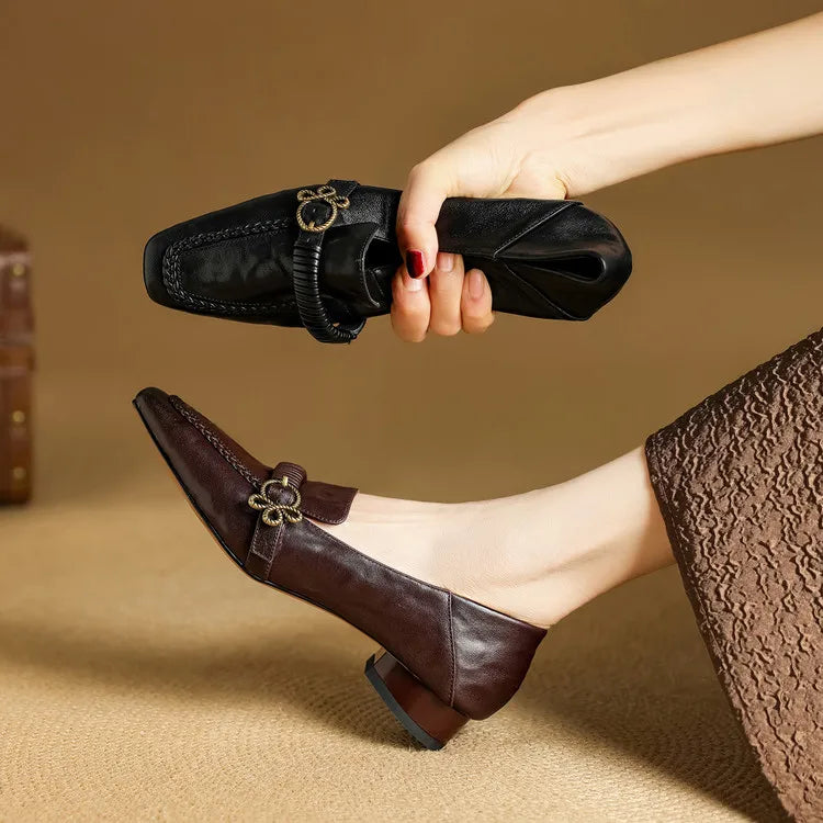 Contessa Leather Flats