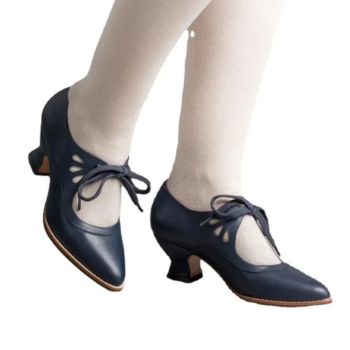 Hollow Harley Leather Heels
