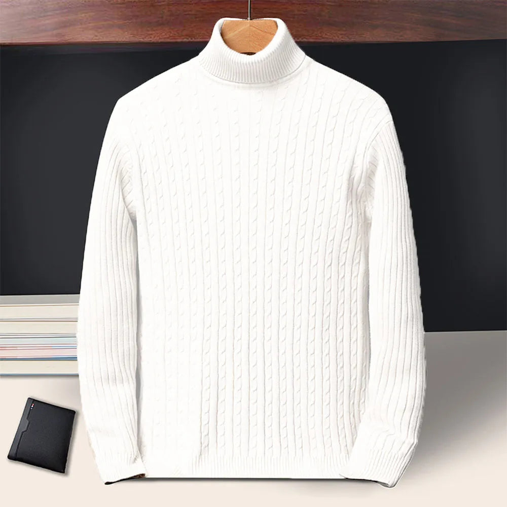 Ridge Cable Knit Sweater