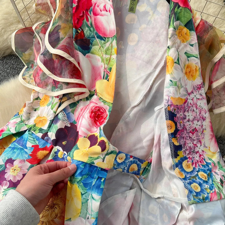 Painted Orchid Maxi Dress