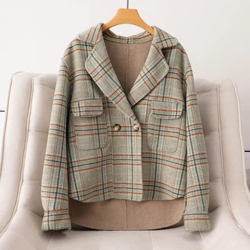 Harrow Plaid Wool Jacket