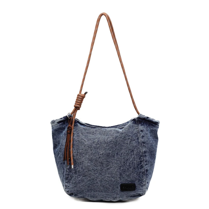 Hadley Washed Denim Tote