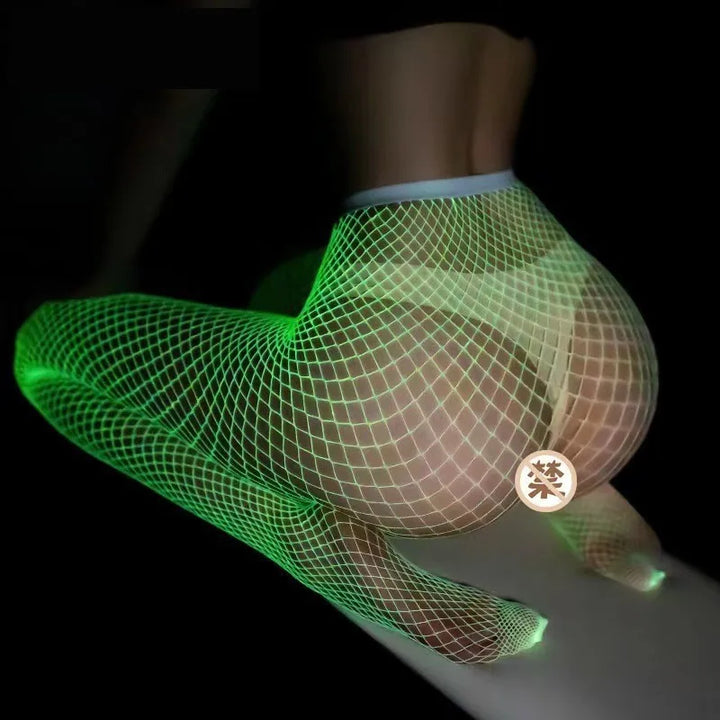 Lumina Glow Fishnet Tights