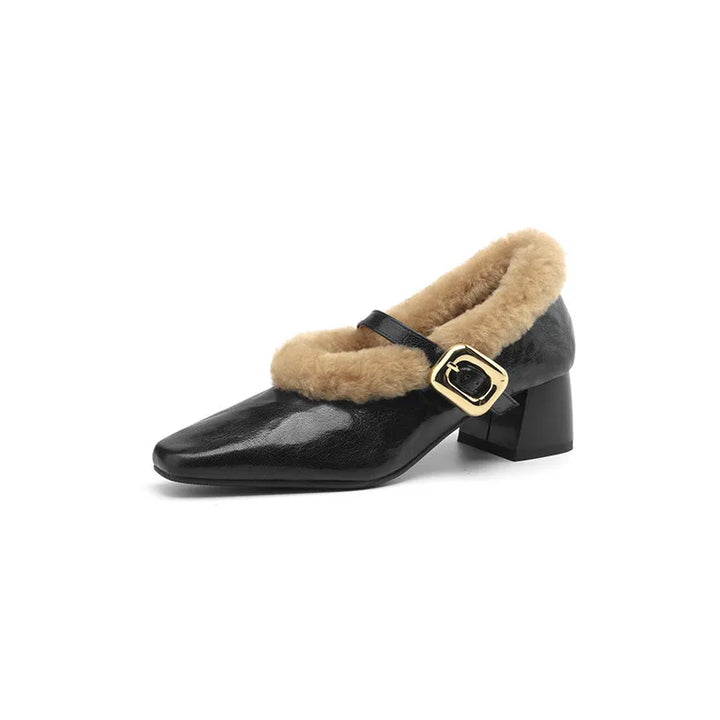 Nordwyn Leather Wool Pump