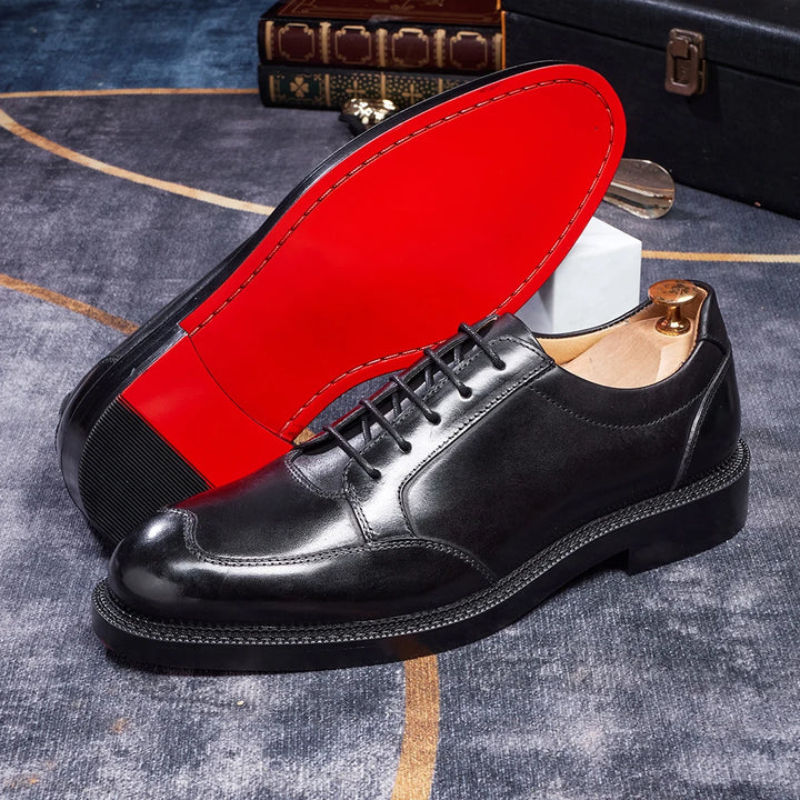 Galleria Apron-Toe Derby Shoes