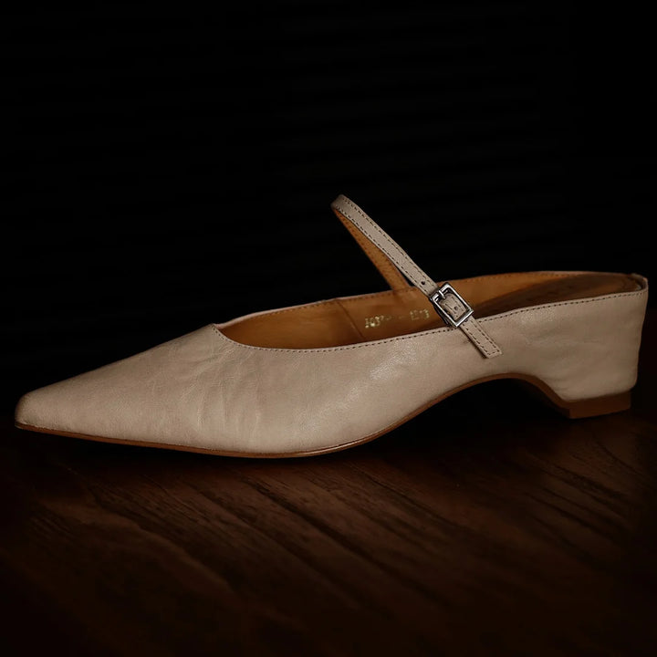 Avina Leather Mules