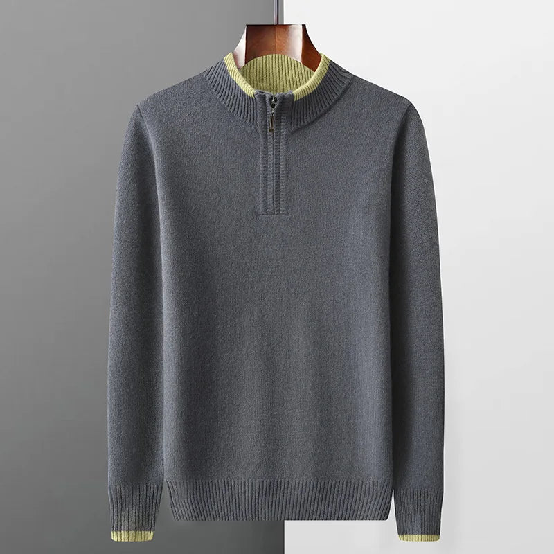 Grant Mercer Merino Quarter Zip