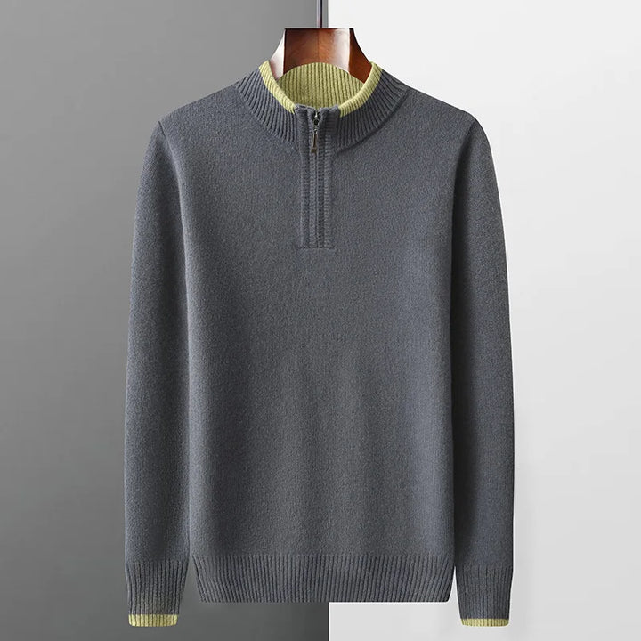 Grant Mercer Merino Quarter Zip