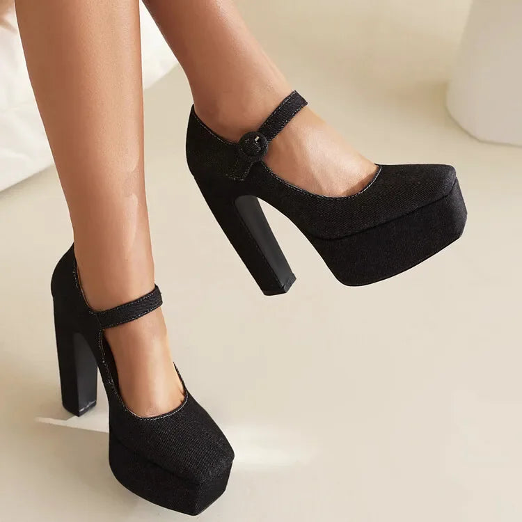 Brera Denim Pumps