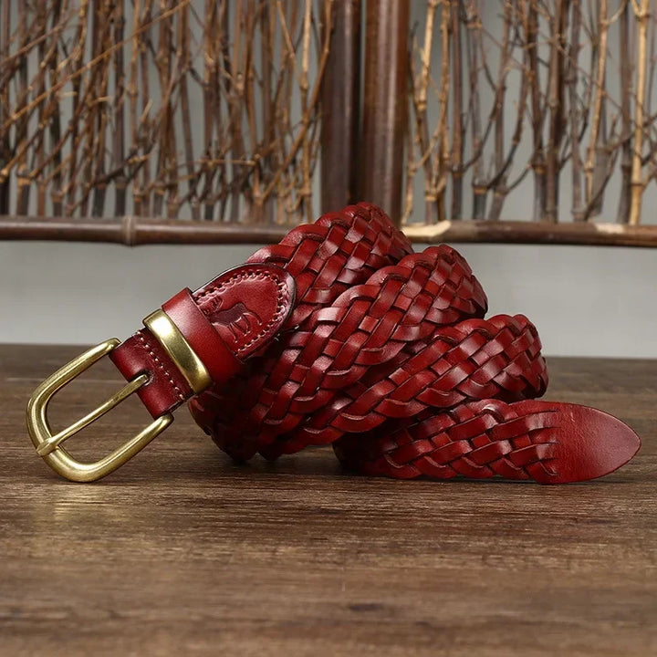 Keystone Braided Leather Belt