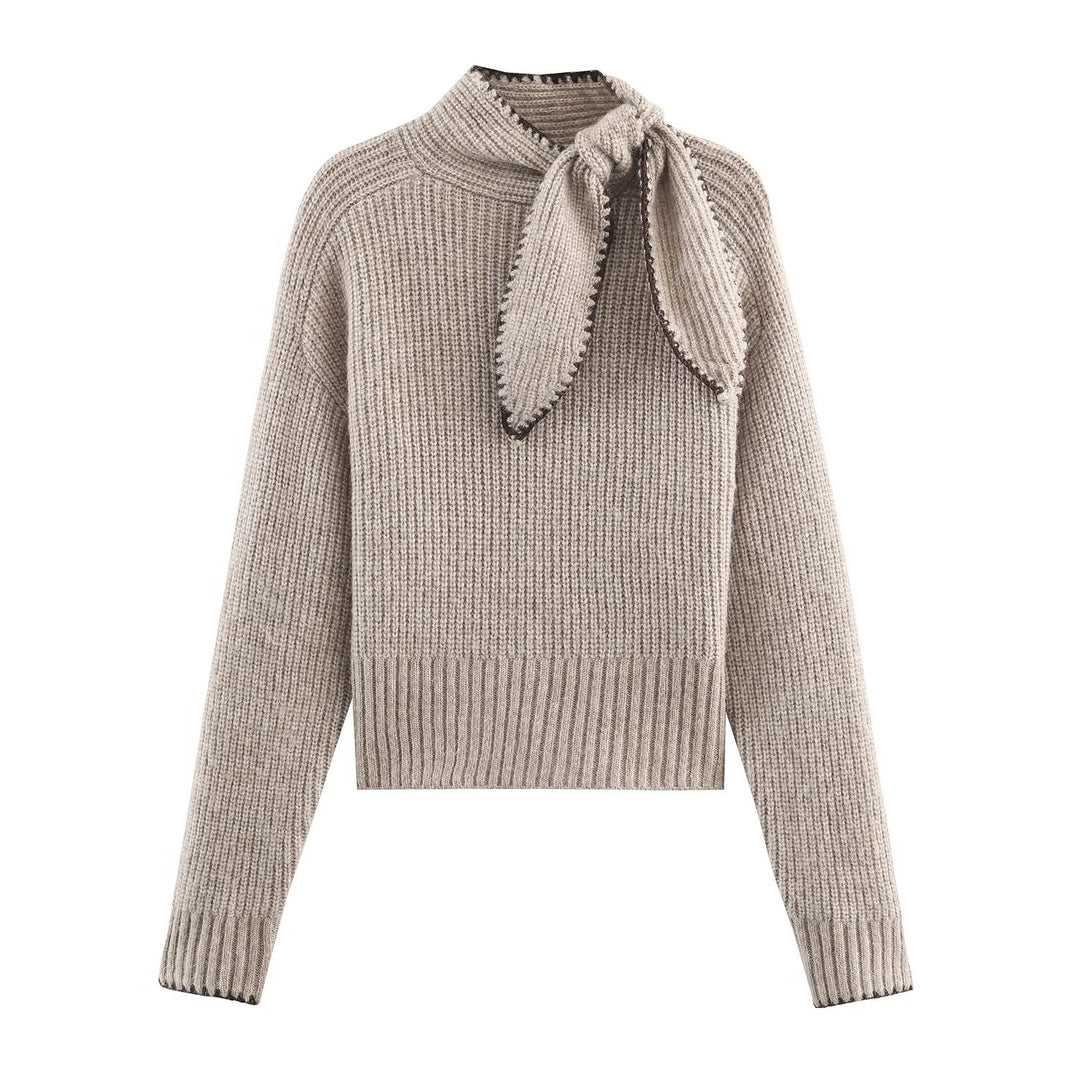 Margaux Tie Neck Sweater