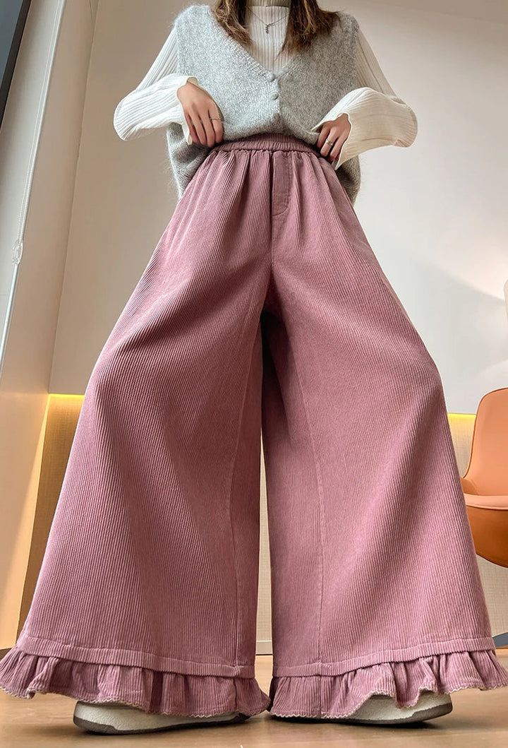 Harper Draped Corduroy Pants