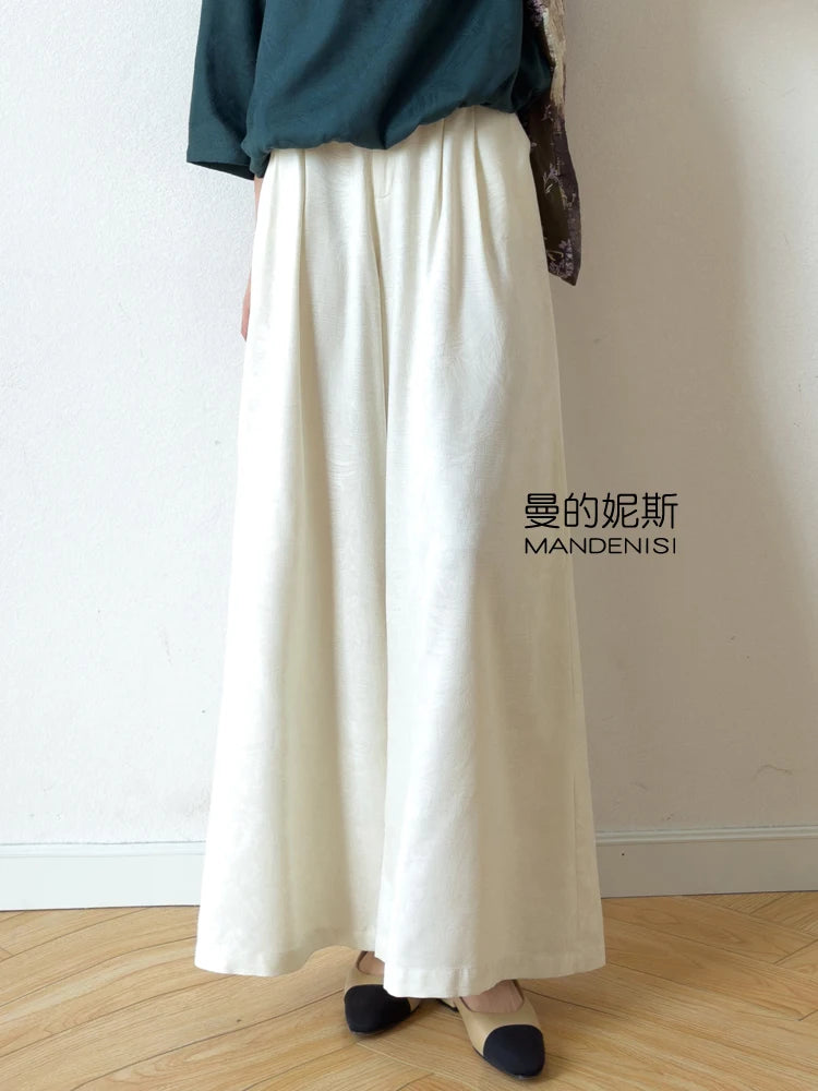 Sereta Silk Wide-Leg Trousers