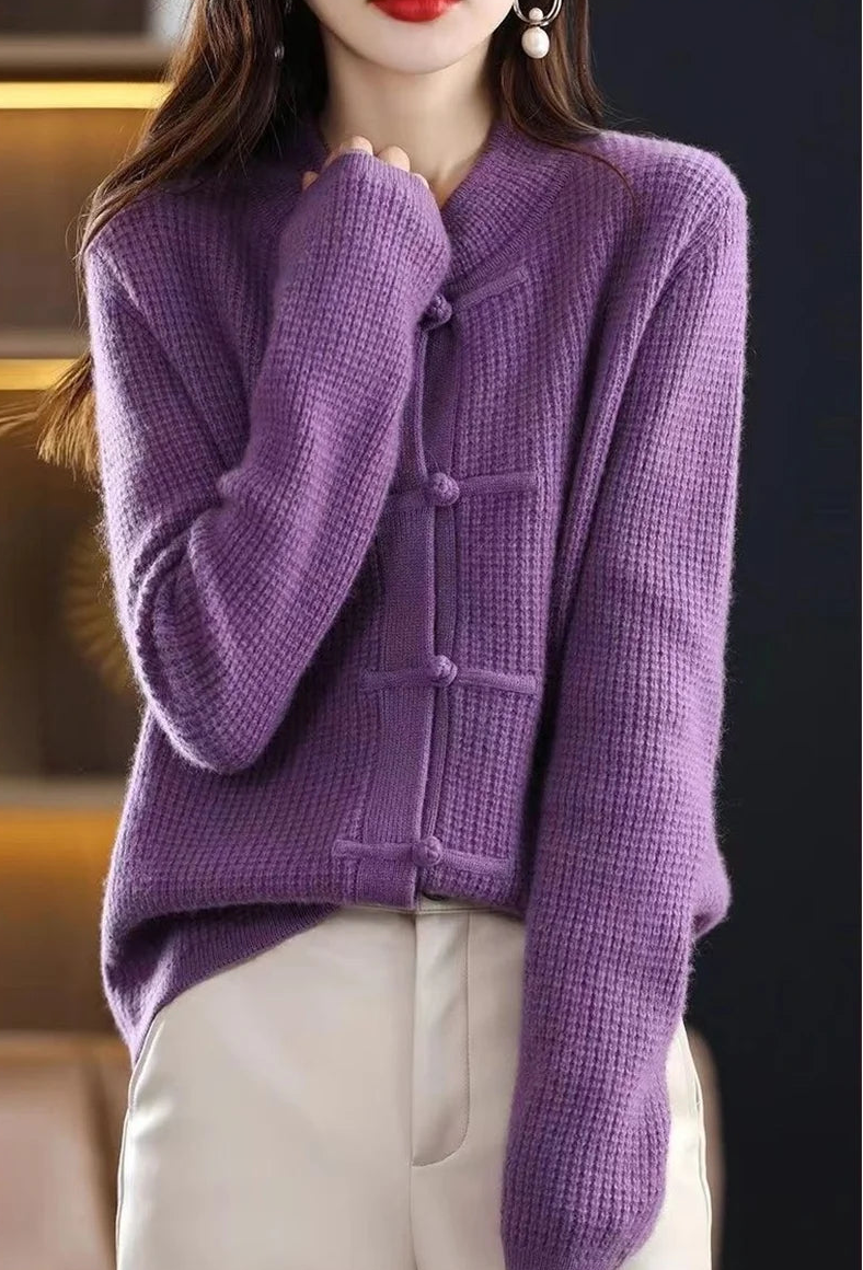 Saffron Heritage Knit Cardigan