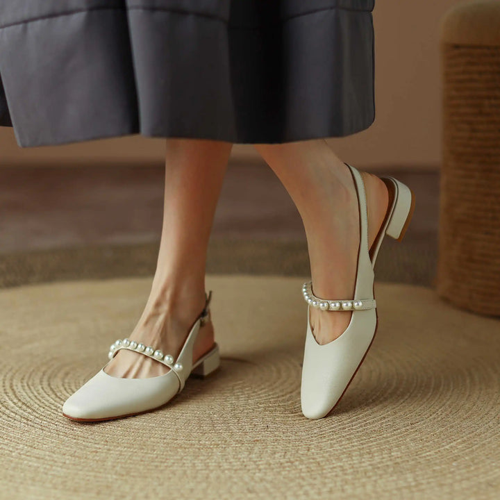 Forté Pearl Slingbacks