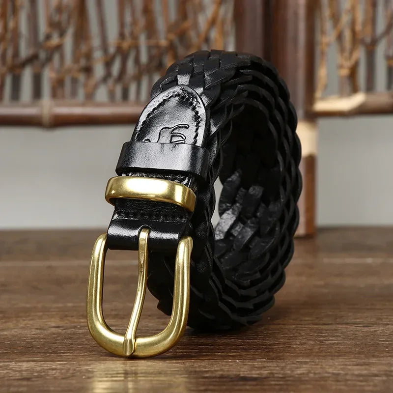Keystone Braided Leather Belt