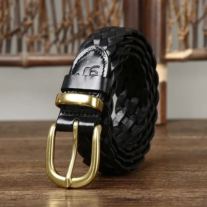 Keystone Braided Leather Belt