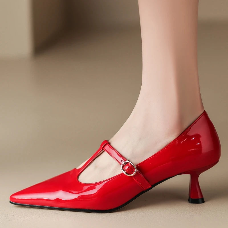 Strata T-Strap Pumps