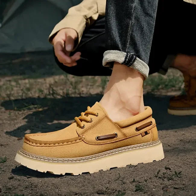 Mercer Leather Moc Oxfords