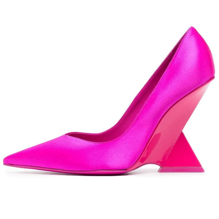 Piramide Sculpted Heel Pumps