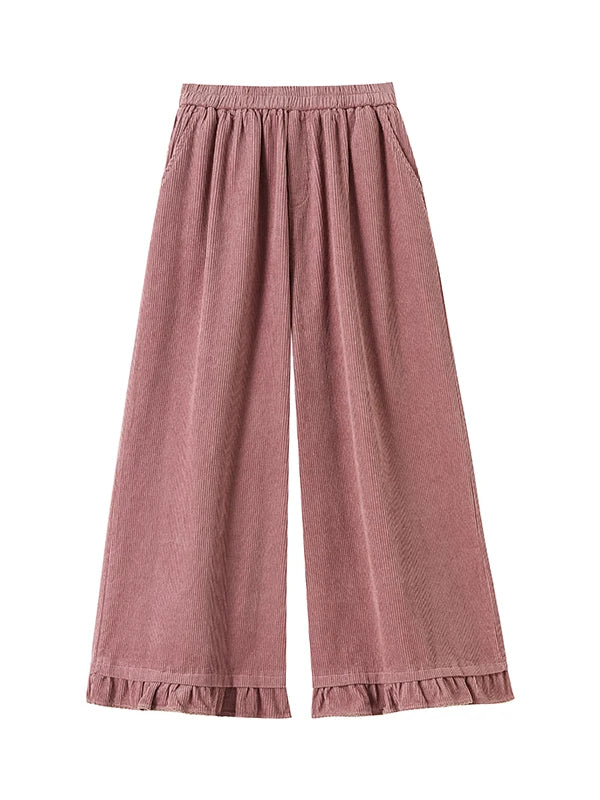 Harper Draped Corduroy Pants